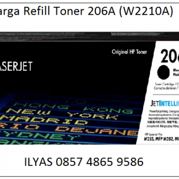 Harga Refill Toner 206A ( W2110 ) Murah Rp 250.000